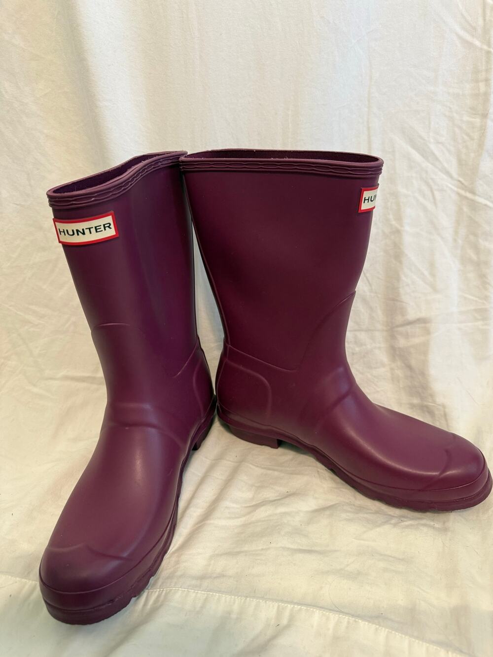 Short Matte Fuchsia/Purple Hunter Boots